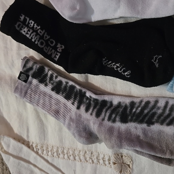 Lot Of Justice Girls Crew Socks - Picture 2 of 6